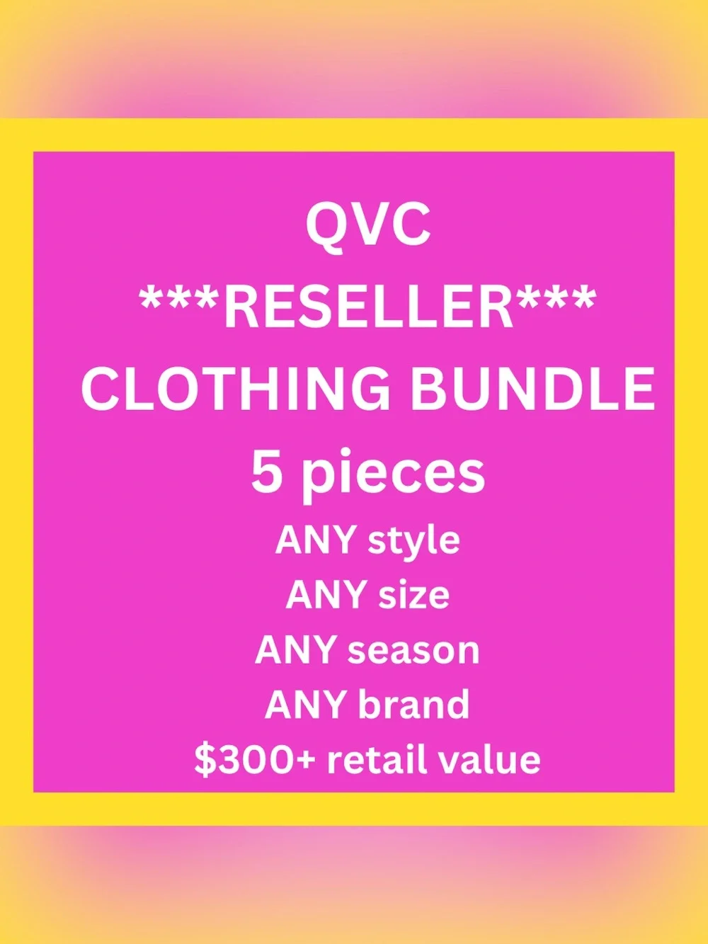 QVC SELLER BUNDLE, FIVE PIECES OF CLOTHING - Picture 1 of 1